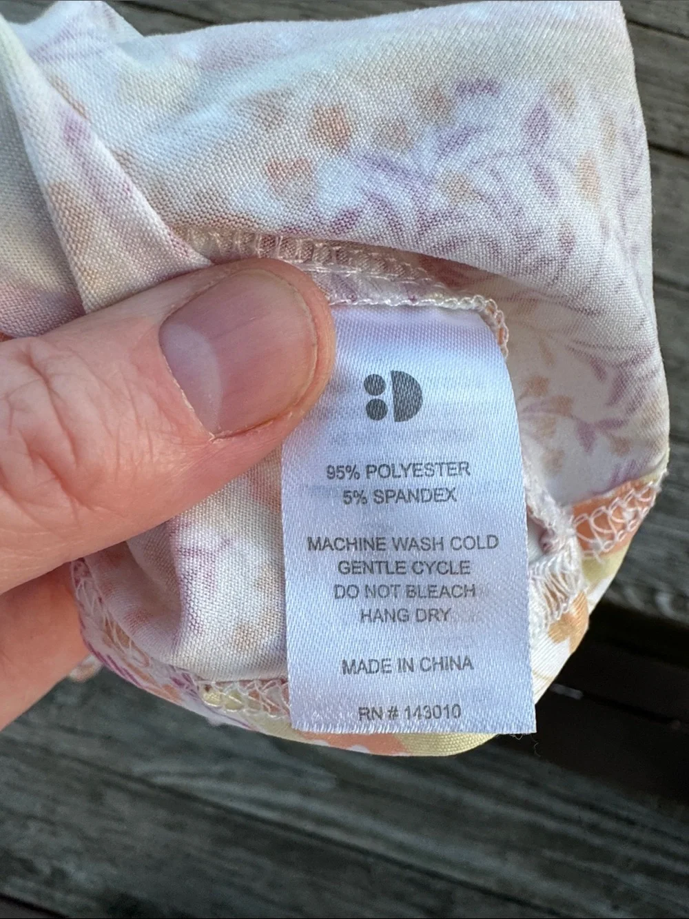 Dot Dot Smile Peach, Cream & Lavender Floral Chevron Girls' Dress size 6-12M